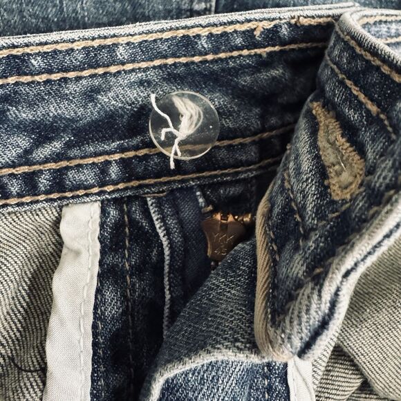 CJ Banks Denim Skirt 16W (35x21.5) Blue Knee Length Stretch Womens - Picture 7 of 7